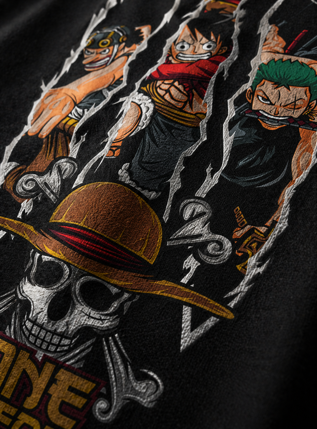 One Piece | Black Oversized T-shirt