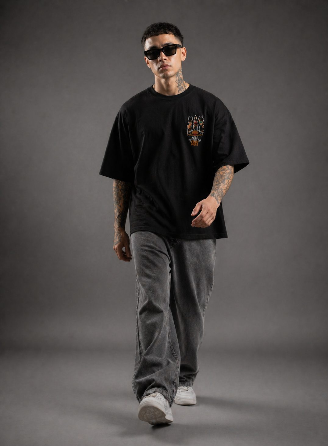 One Piece | Black Oversized T-shirt