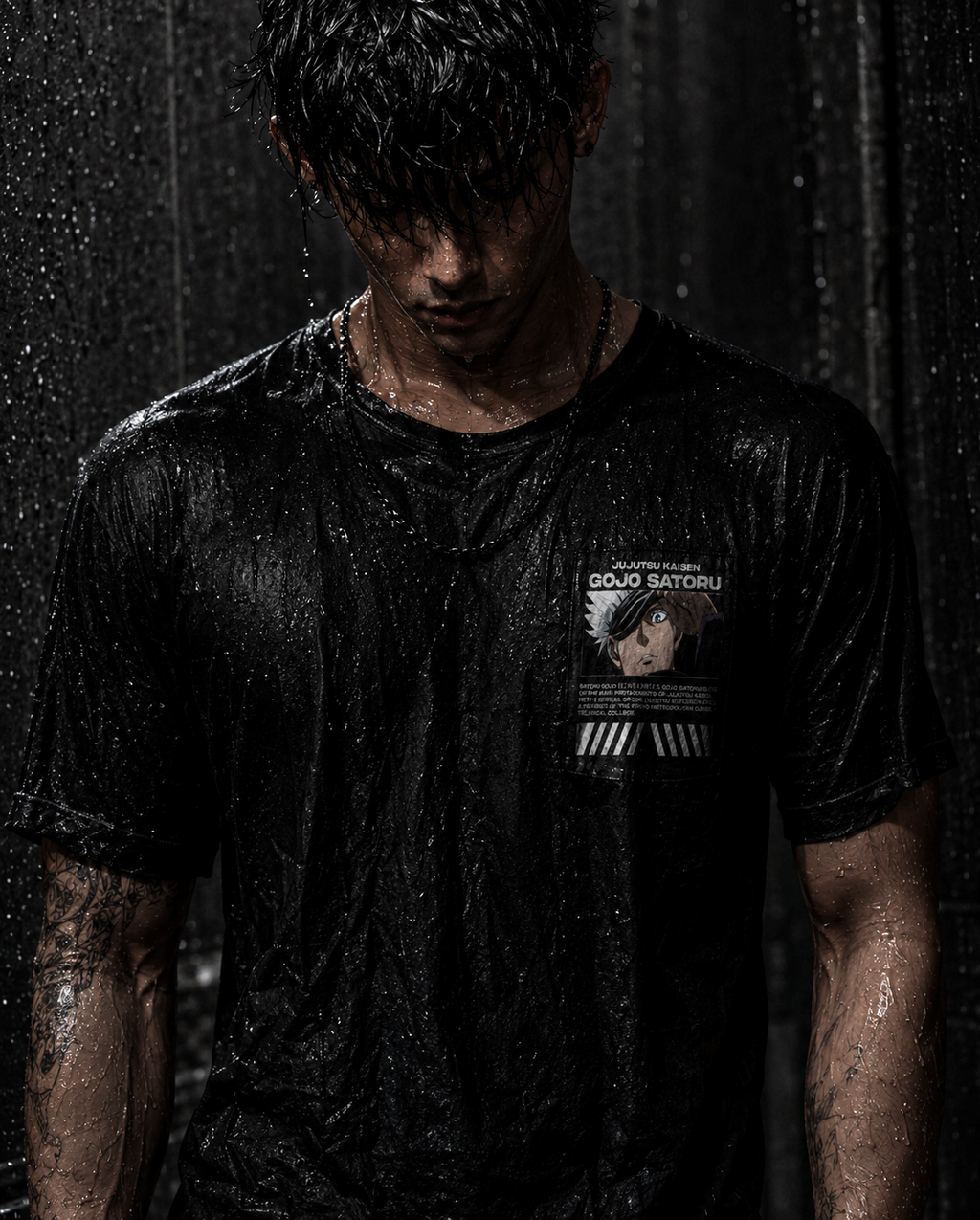 Satoru Gojo | Black Oversized T-shirt