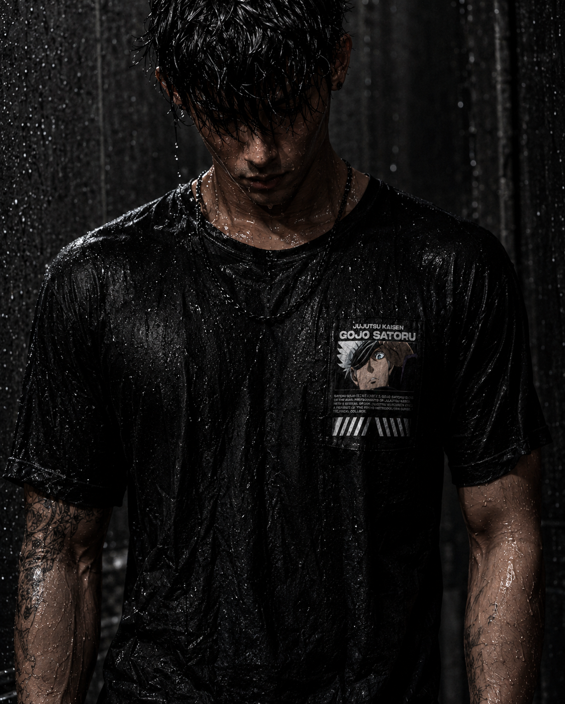 Satoru Gojo | Black Oversized T-shirt