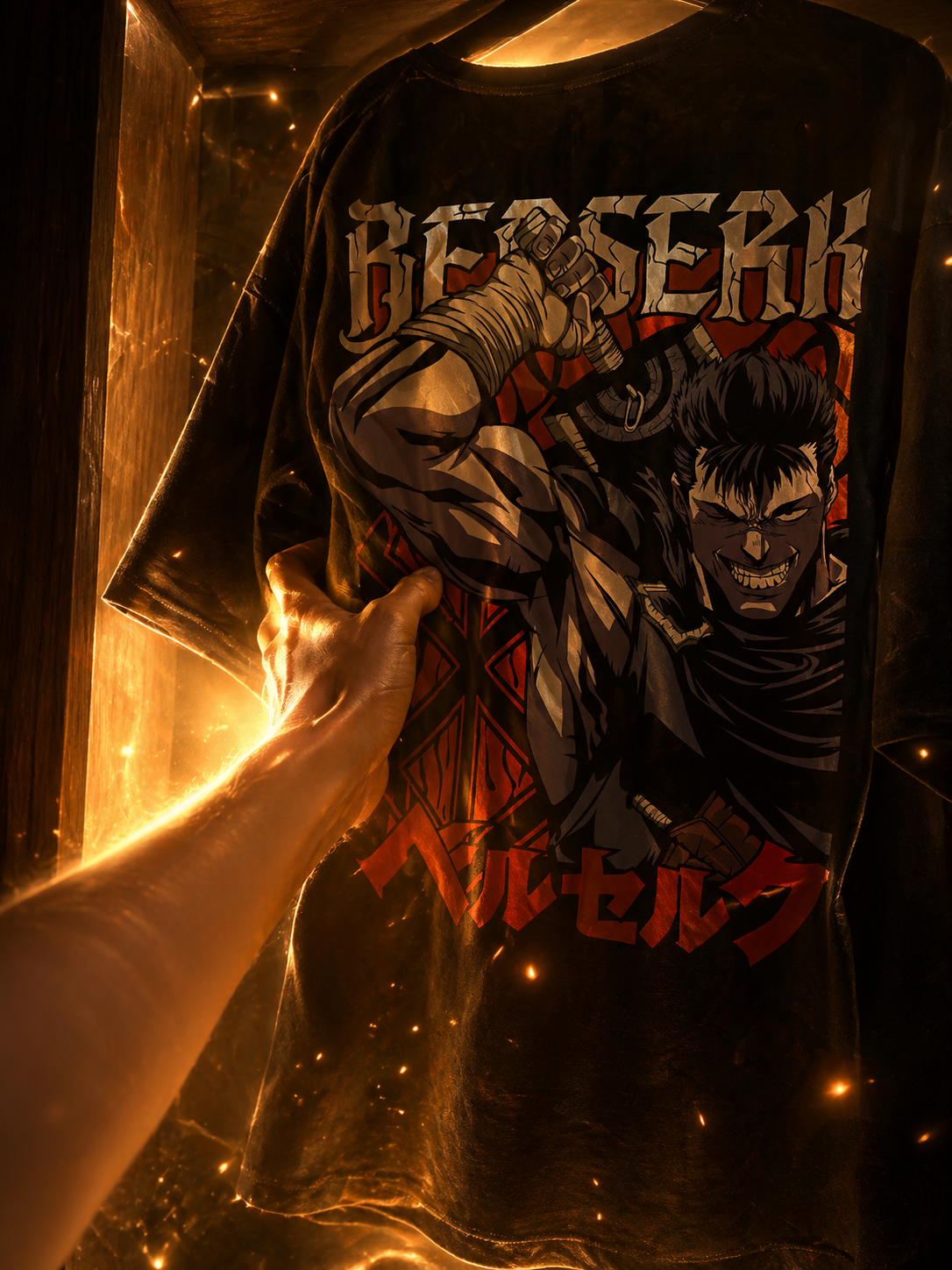Berserk | Black Oversized T-shirt