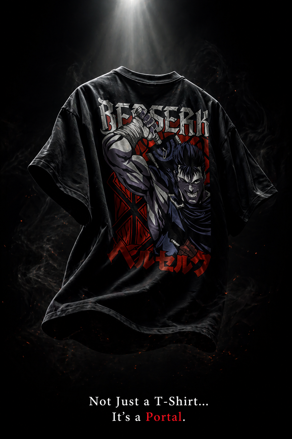 Berserk | Black Oversized T-shirt